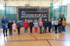 Pasowanie klas pierwszych oraz oddziałów OP - 2021