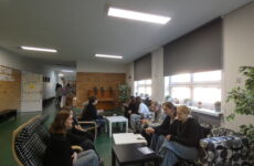 Więcej o: Spotkanie uczniów Polski i Litwy w bibliotece szkolnej.
