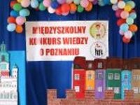 Więcej o: Wręczenie nagród w XI Międzyszkolnym Konkursie Wiedzy o Poznaniu w SP 25